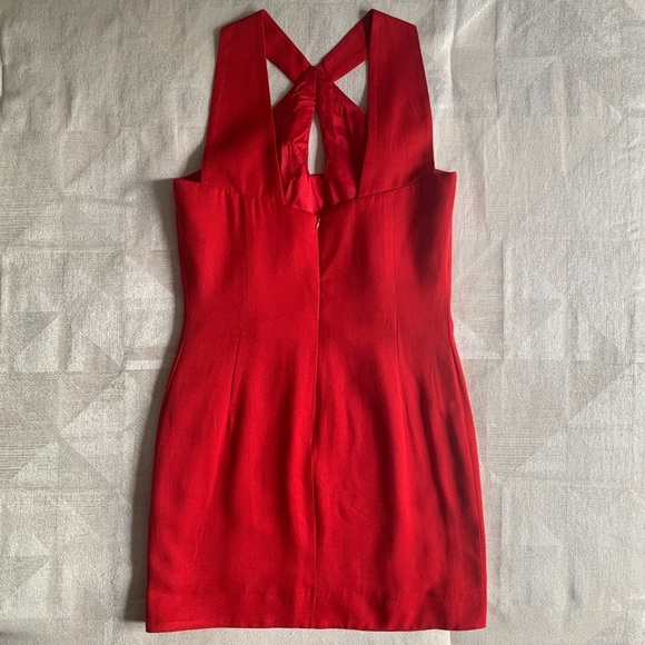 Vintage Lori Ann Montreal Red Cocktail Dress - Picture 2 of 13